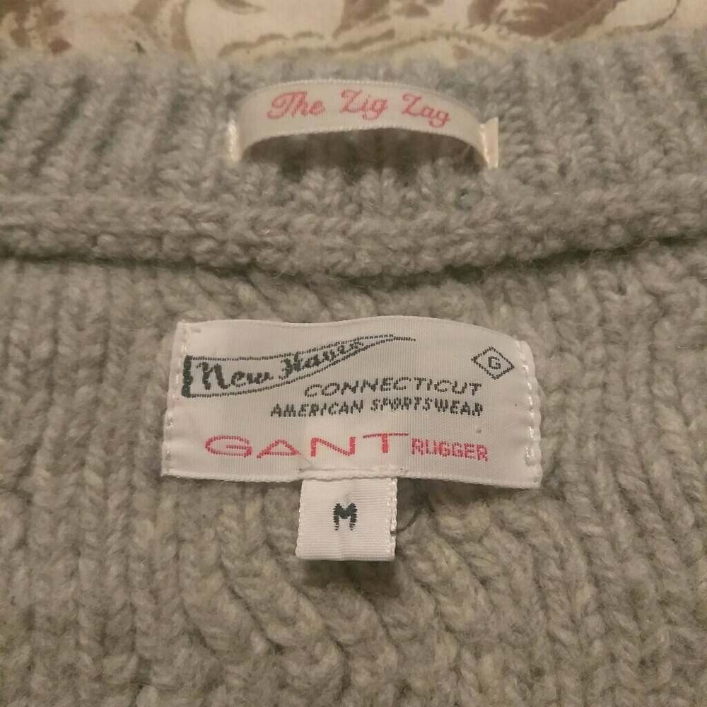 GANT Rugger 'The Zig Zag' Wool Sweater